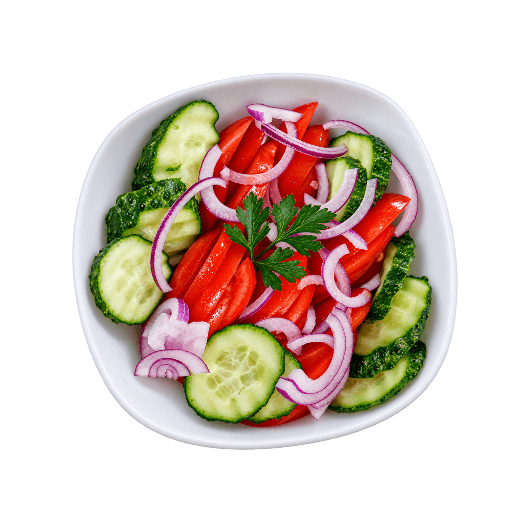 Salată de Roșii și Castraveți